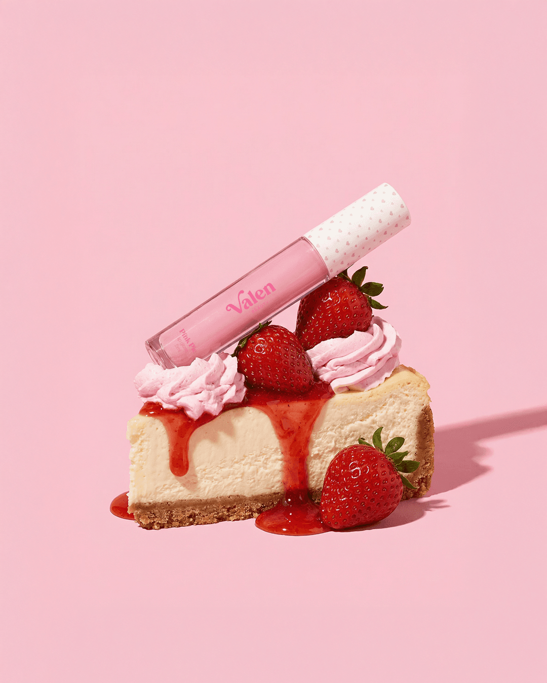 Pink Pie · cheesecake de morango
